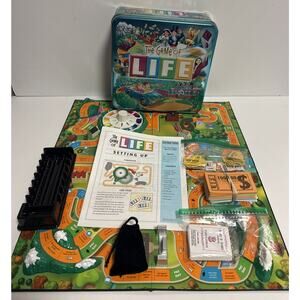 The Game of Life Game Collector's Edition Tin Milton Bradley 2000 99% Complete